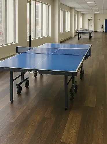 Ping Pong Table Rentals for Midwest Events Ping pong table ready for rental at events across Minnesota, Wisconsin, Iowa, North Dakota, and South Dakota.